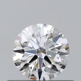 0.37 Carat Round G VVS1 EX GIA Natural Diamond