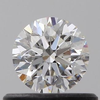 0.45 Carat Round F VVS2 VG EX GIA Natural Diamond