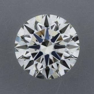 0.43 Carat Round I VVS1 EX GIA Natural Diamond