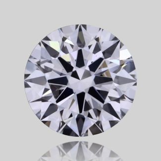 0.53 Carat Round F VVS2 EX GIA Natural Diamond