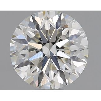 0.6 Carat Round H VS2 EX IGI Natural Diamond