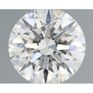 0.34 Carat Round H VS2 EX GIA Natural Diamond