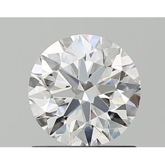 1.0 Carat Round E VS1 EX GD GIA Natural Diamond