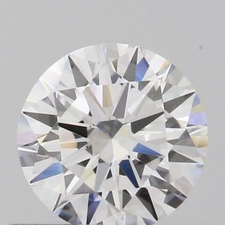 0.51 Carat Round E VVS1 EX GIA Natural Diamond