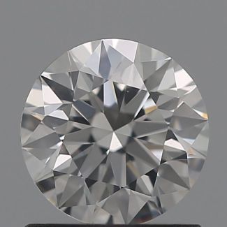 0.83 Carat Round G VS2 EX NONE Natural Diamond