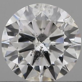 0.5 Carat Round H SI2 GD VG EX GIA Natural Diamond