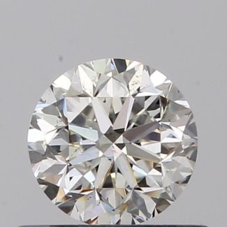 0.50 Carat Round I VS2 G VG GIA Natural Diamond