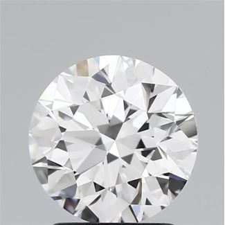 1.7 Carat Round E VVS1 EX GIA Natural Diamond