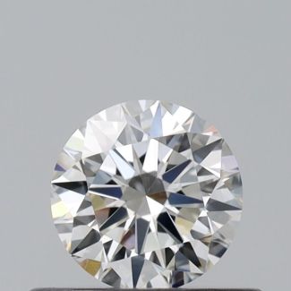 0.35 Carat Round H VVS2 EX GIA Natural Diamond