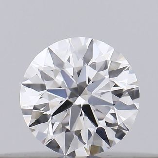 0.15 Carat Round D VVS1 EX VG GIA Natural Diamond