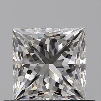 0.51 Carat Princess H VVS1 - EX VG GIA Natural Diamond