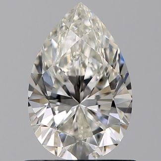 0.80 Carat Pear H VVS2 - VG GIA Natural Diamond