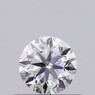 0.4 Carat Round D SI2 VG EX GIA Natural Diamond