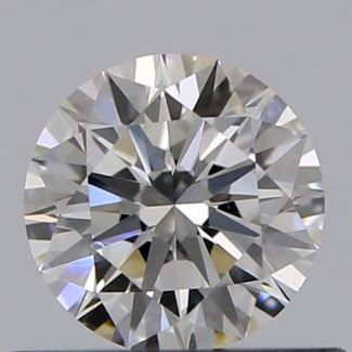 0.42 Carat Round H VS1 EX GIA Natural Diamond