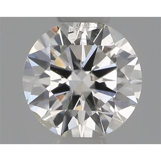 0.31 Carat Round G SI1 EX VG IGI Natural Diamond