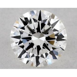 0.52 Carat Round G VVS2 EX GIA Natural Diamond