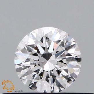 0.3 Carat Round D IF EX GIA Natural Diamond