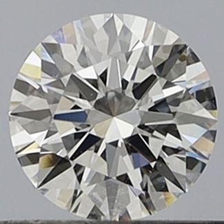 0.4 Carat Round D VS2 EX GIA Natural Diamond