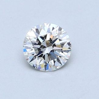 0.51 Carat Round E SI1 EX VG GIA Natural Diamond