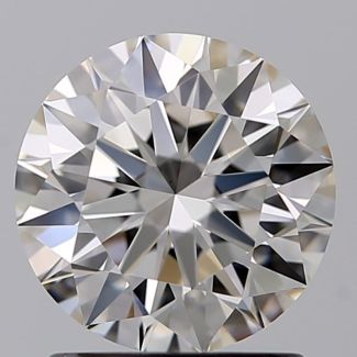 1.30 Carat Round J VS1 EX GIA Natural Diamond