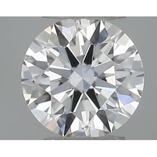 0.18 Carat Round G IF EX GIA Natural Diamond