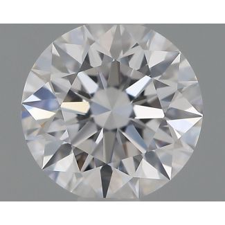 0.56 Carat Round D VS1 EX GIA Natural Diamond