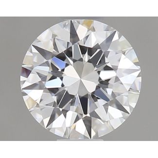 0.5 Carat Round D VVS1 EX GIA Natural Diamond