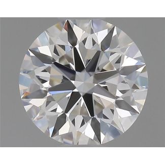 0.45 Carat Round F IF EX GIA Natural Diamond