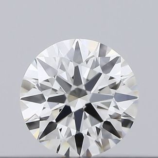 0.18 Carat Round H VS1 EX VG GIA Natural Diamond