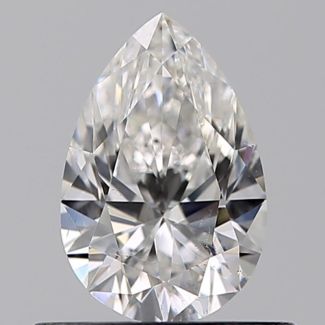 0.50 Carat Pear F SI1 - VG GIA Natural Diamond