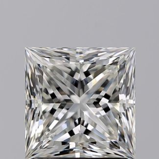 1.51 Carat Princess H VVS2 - EX VG GIA Natural Diamond