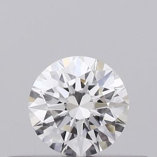 0.23 Carat Round F VVS1 EX GIA Natural Diamond