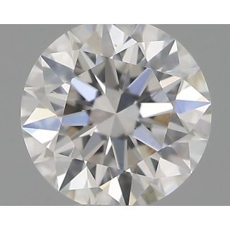 0.31 Carat Round F VS1 EX GIA Natural Diamond