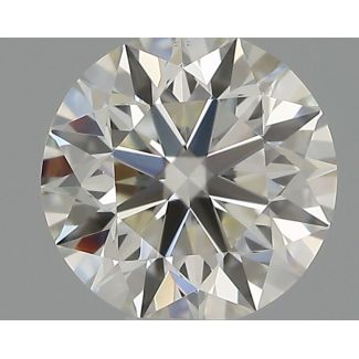 0.36 Carat Round H VS1 EX IGI Natural Diamond