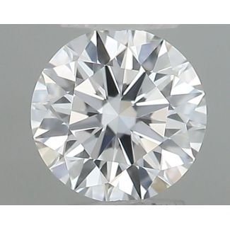 0.2 Carat Round F VVS1 EX GIA Natural Diamond