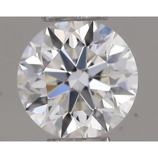 0.24 Carat Round G VVS2 EX VG GIA Natural Diamond