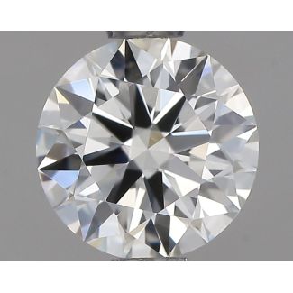 0.87 Carat Round H VS1 EX GIA Natural Diamond