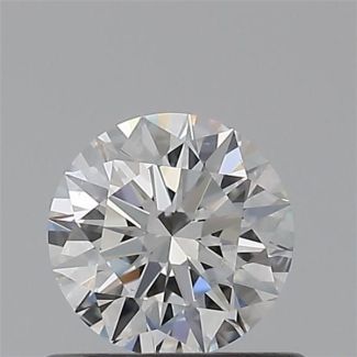 0.50 Carat Round E VS2 EX GIA Natural Diamond