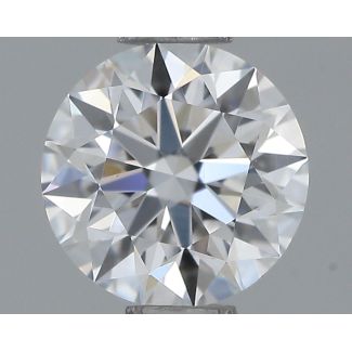 0.51 Carat Round D VS1 EX GIA Natural Diamond