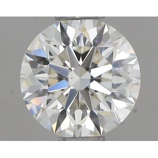 0.6 Carat Round H VS1 EX IGI Natural Diamond