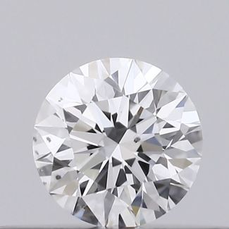 0.2 Carat Round D SI1 EX GIA Natural Diamond