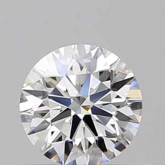 0.5 Carat Round E VS2 EX GIA Natural Diamond