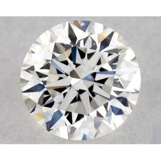 0.4 Carat Round H VS1 VG EX GIA Natural Diamond