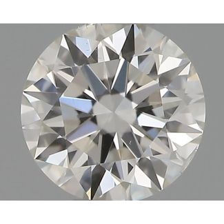 0.32 Carat Round H SI1 EX IGI Natural Diamond