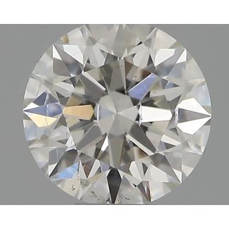 0.32 Carat Round G SI1 EX VG IGI Natural Diamond