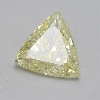 1.51 Carat Triangular Yellow I1 - VG GD GIA Natural Diamond