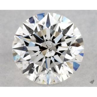 0.40 Carat Round E SI2 EX GIA Natural Diamond