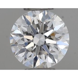 0.33 Carat Round D VVS2 EX GIA Natural Diamond