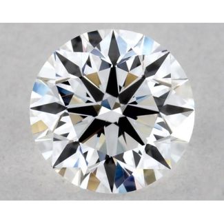 0.5 Carat Round D VVS2 EX VG GIA Natural Diamond