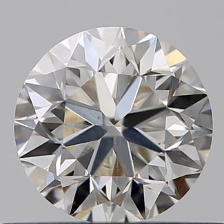 0.45 Carat Round H SI1 VG EX GIA Natural Diamond